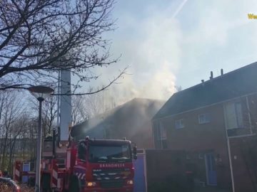 27-3-2017  Uitslaande brand op de Klagerstuin Risdam hoorn