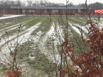 Begraafplaats is modderpoel