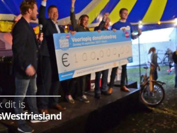 Bekendmaking sponsorbedrag Swimtofightcancer Hoorn