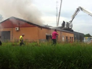 Brand pand Oude Veiling in Zwaag – 4 juli 2014