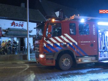 Brand restaurant Azië