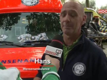 Burgemeester gered tijdens Hulpverlenersdag