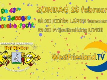Carnaval 2017 Zwaag – De Optocht!
