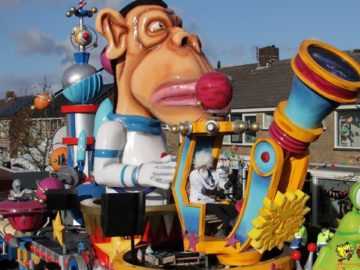 Carnavals optocht op 11 februari in Zwaag