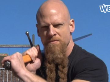 Droom Edwin komt uit: zwaardvechten met acteur Game of Thrones