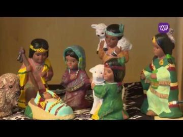 Echtpaar uit Nibbixwoud verzameld kerststallen.