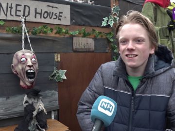 Een echt spookhuis in je tuin, Floris uit Hoorn heeft het