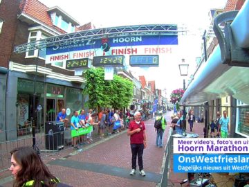 Finish video Marathon Hoorn 2018