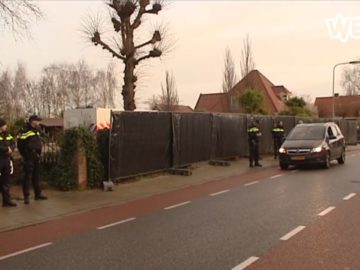 Groot politieonderzoek in Zwaag