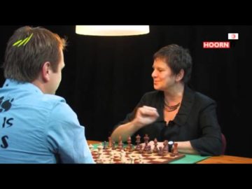 Het Politieke Schaakspel – Medemblik; Ed Meester (CDA) Sylvia Visser (ChristenUnie)