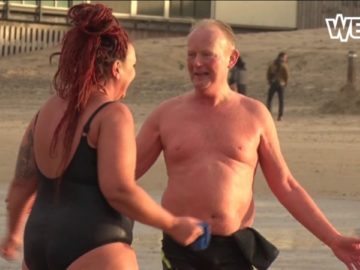 IJskoud zwemmen als therapie voor een goede weerstand: brrr….