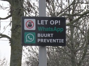 Inbraken bestrijden met behulp van Whatsapp