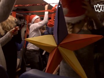 Kerstontbijt in de trein