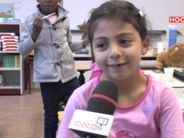 Kinderen smullen van Schoolontbijt