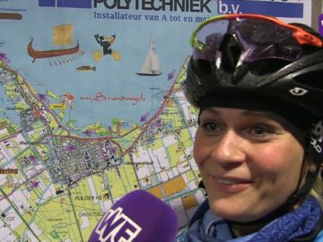 MTB Vooroevertocht door sneeuw en zelfs een koeienstal