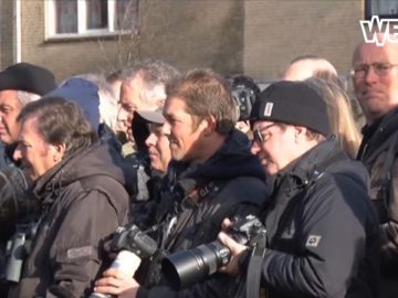 Nog altijd grote groepen vogelspotters in Hoogwoud