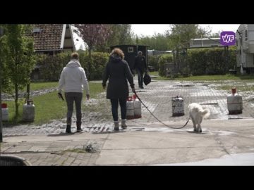 Op camping de Gouwe Stek vinden ze de regen niet erg