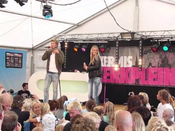 Opening Kermis Hoorn 2014 met Monique Smit en Tim Douwsma