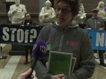 Overhanding petitie tegen de laagvliegroutes boven West-Friesland