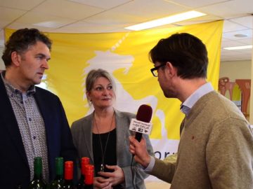 Presentatie Kaap Hoorn bier en Wijn