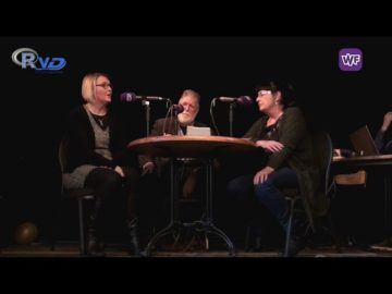 Schaakborddiscussie Hoorn: Marion van de Ven(VVD) en Renata Gravendijk(HB)