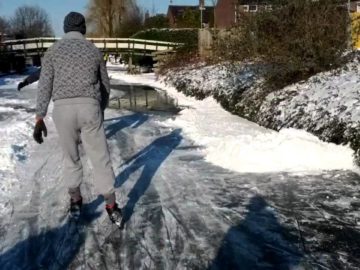 Schaatsen 2012 Dwars door Grootebroek