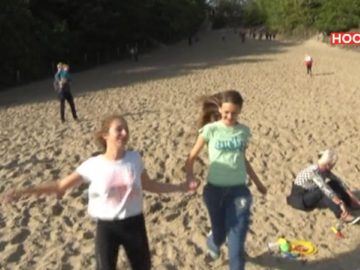 Sponsorloop op de klimduin