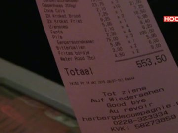 Verdwenen hotelgast aan de schandpaal