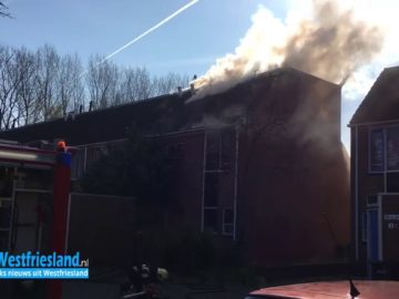 Woningbrand Klagerstuin in Zwaag (Hoorn)