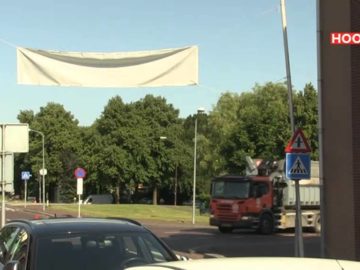 Zwaar verkeer op de Westerdijk
