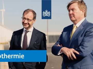 Geothermie | Minister Wiebes en koning Willem-Alexander in Andijk
