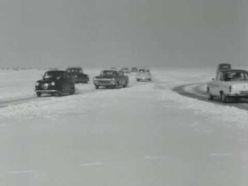 Winter van 1963; Met de auto van Stavoren naar Enkhuizen